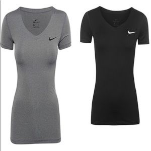 BUNDLE Nike Victory Short Sleeve V Neck Tops